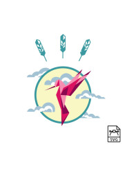 Hummingbird - Vector graphics
